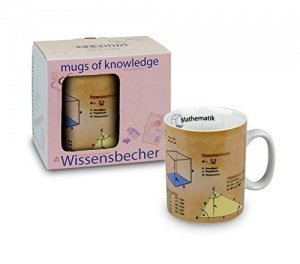 Könitz Kaffee-/ Wissensbecher Mathematik im Geschenkkarton