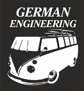 T-Shirt VW Bulli T1 German Engineering