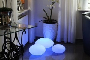 LED Lampe in drei Größen, inkl. Fernbedienung! Kabellos einsetzbar NEU für Innen und Außen (32x3