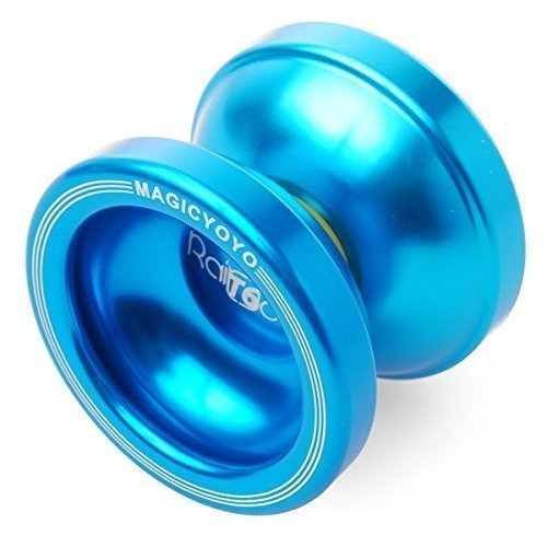 MAGICYOYO New Blue T6 Rainbow Aluminum Professional Yo-Yo Toy