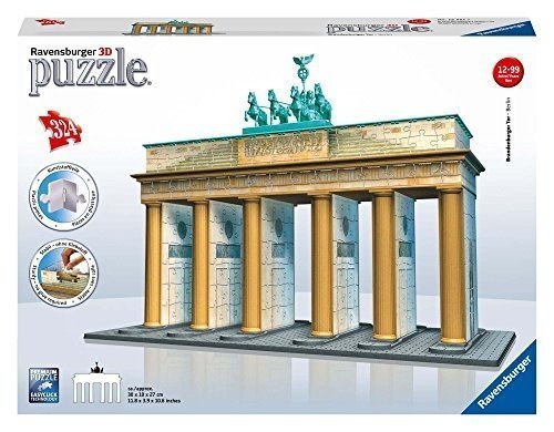 Ravensburger Brandenburger Tor-Berlin - 324 Teile 3D Puzzle-Bauwerke