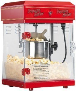 Rosenstein & Söhne Profi-Popcorn-Maschine "Cinema" mit Edelstahl-Topf