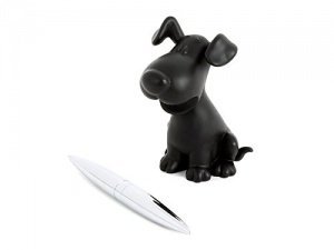 Stift und Briefbeschwerer Hund