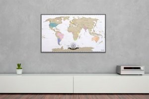 Scratch Off World Map - Weltkarte zum Rubbeln