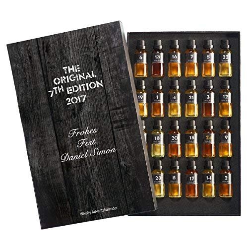 Whisky-World Adventskalender mit Ihrer individuellen Gravur