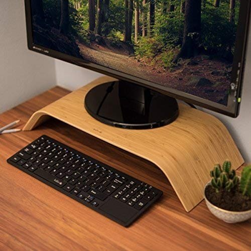 kalibri Universal Desktop Monitor Ständer aus Holz