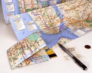 Klein und more The Mighty Wallet - NYC Subway Map