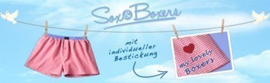 Personalisierte Unterhosen Individuelle-Boxershorts-mit-Bestickung