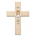 Personalisiertes Holzkreuz zur Taufe