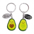 Paar-Schlüsselanhänger Avocado