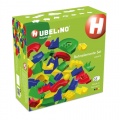 Farbenfrohe Kugelbahn für Kinder ab 4 Jahren: das Hubelino Bahnelemente-Set (420473)