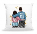 Tee4b-cushion-2 personalisiertes Paar Kissen