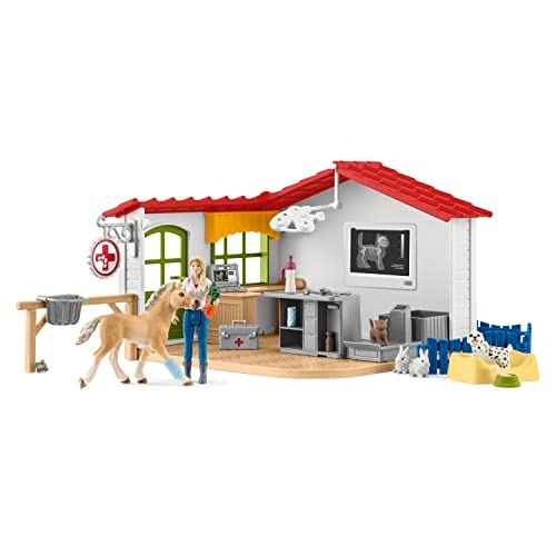 Schleich Tierarzt-Praxis mit Haustieren