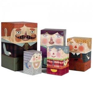 * BOX FAMILY 5 tlg. Schachtel-Boxen-Set