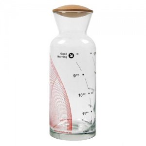 * DRINKITNOW Bürokaraffe rot/Birnbaum