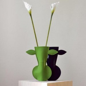 ° elchlingVASE Flaschenhusse 40 cm, GRÜN