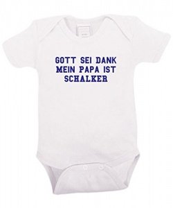 Schalke 04 Baby Body Gott sei Dank mein Papa ist Schalker