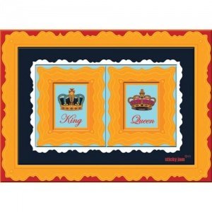 * KÜHLSCHRANKBILD Bilderrahmen KING & QU