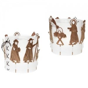 ° LICHTGESTALTEN "Krippe" Windlichtschir