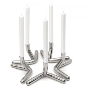 _ MULTISTAR Kerzenhalter-Set 4 St.