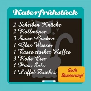 _SPRÜCHEKLOPFER Magnet-Sticker - KATERFR