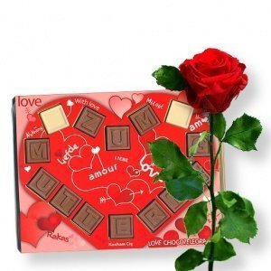 1 haltbare Rose rot und Herztelegramm Zu