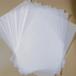 10 Blatt Transparentpapier, hellblau, A4