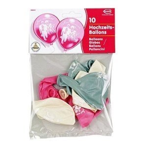 10 Hochzeitsballons Just married