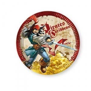 10 Pappteller *Pirates of the Caribbean-