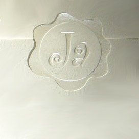 10 Verschlusssiegel JA perlmutt