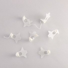 100 Ballon-Schnellverschlüsse mit Faden