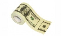 100 Dollar Toilettenpapier
