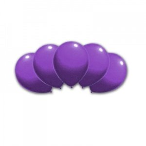 100 Rundballons, 75 cm, lila