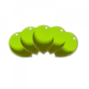 100 Rundballons, 75 cm, limonengrün