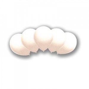 100 Rundballons, 75 cm, weiß