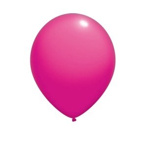 100 Rundballons, 90cm, fuchsia