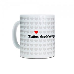 1000 Herzen Tasse Personalisiert mit Namen