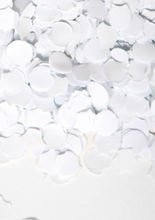 100g Konfetti Hochzeits-Deko weiss