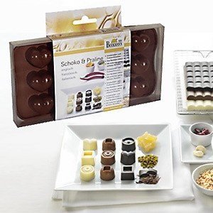 15er Schokoladen- und Pralinen-Form ´Her