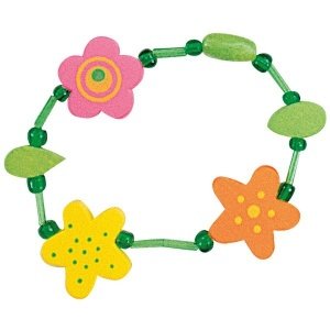 2 Armbänder "Blumen" für Kinder
