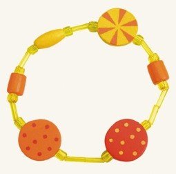 2 Armbänder "Obst" für Kinder mit Obst