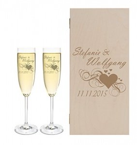 Sektgläser mit Gravur