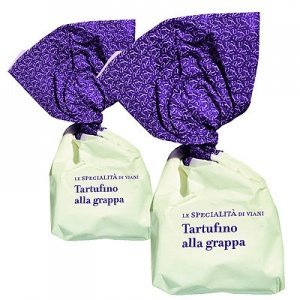 2 Mini-Trüffelpralinen mit Grappa di Neb