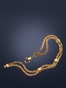 2- reihiges Armband aus Gold