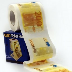 200 Euro Toilettenpapier