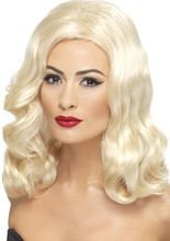 20er Can Can Hollywood Langhaarperücke b