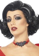 20er Jahre Vampirin Halloween Perücke