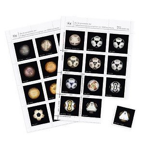 24er Set Bildermarken ´Fussbälle´