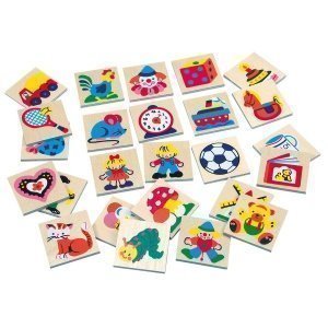 25 Erkennungsschilder aus Holz mit lusti