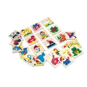 25 Erkennungsschilder aus Holz mit lusti